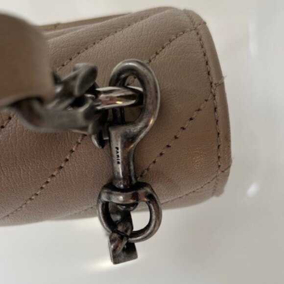 SAINT LAURENT  Collége monogramme leather handbag - Picture 10 of 15